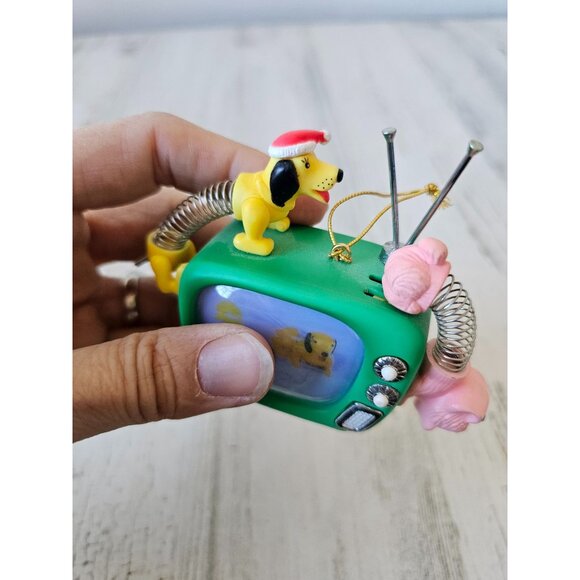 enesco Vintage Slinky TV James industries ornament sound 1997 Xmas tree - Picture 6 of 10